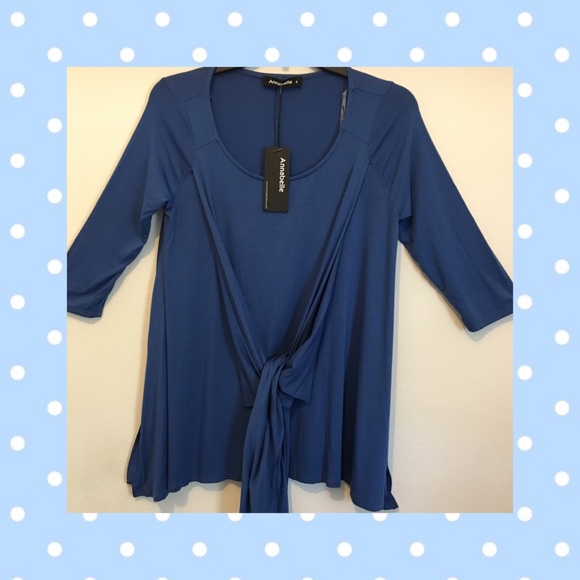 NWT Annabelleusa Uneven Hem Top - Picture 2 of 4